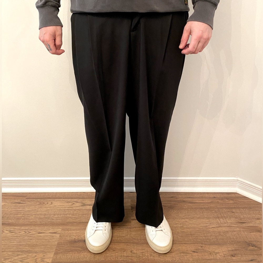 McQ x Alexander McQueen Men’s Wide Dress Pants